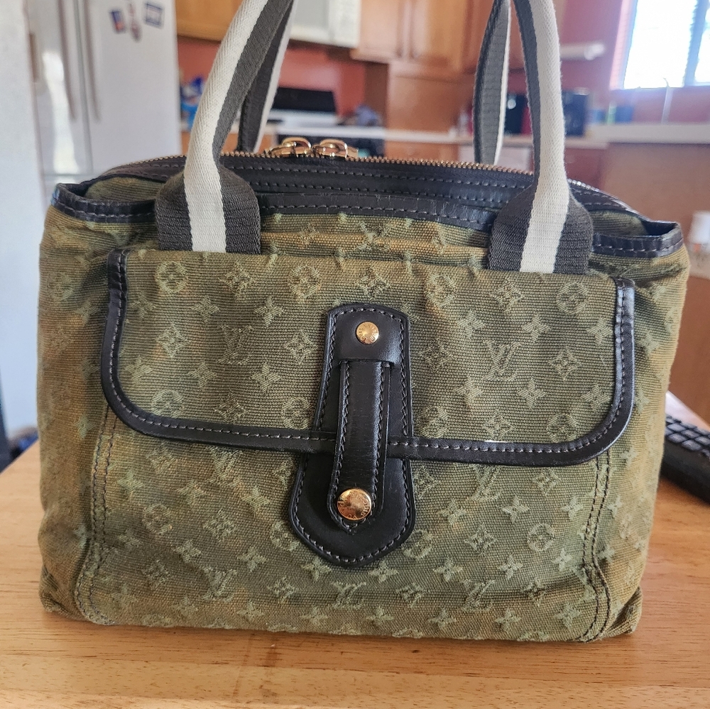 Louis Vuitton Olive Green Monogram Canvas Bag